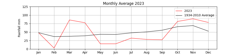 2023 Rainfall